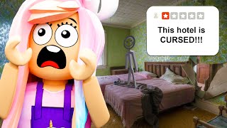 I Spent A Night At The Worst Cursed Hotel On Roblox [upl. by Yecad]