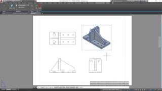 AutoCAD 2017 Tutorial 3D Modelling Layouts [upl. by Farrington975]