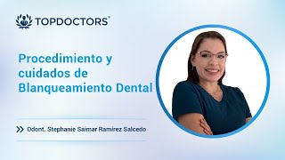 Procedimiento y cuidados de Blanqueamiento Dental [upl. by Fira565]