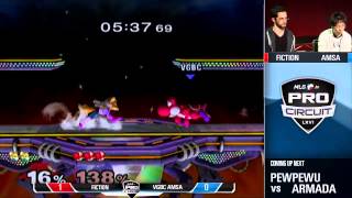 MLG Anaheim 2014  Fiction Fox v aMSa Yoshi  Super Smash Bros Melee [upl. by Dav]