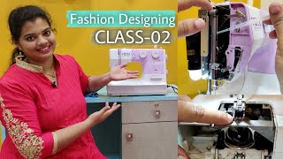 FDCLASS02What is sewing machinehow to use Solutions for stiching problems cndudesignerstudio [upl. by Angelia]