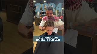 Best Undercut Haircuts for Men 2024 Slick Back Undercut haircut menstyle barber [upl. by Aretina269]