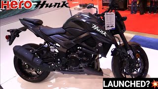 finally hero hunk 150r abs new model 2024hero hunk launch date in indiahero hunk 2024 [upl. by Attalie]