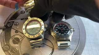 Vostok Komandirskie K35 Automatic 24hours 35083A  35085A [upl. by Ardnaxela]