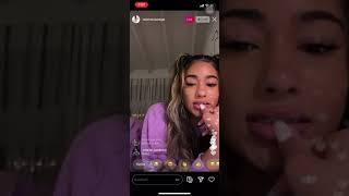 Lala Baptiste answering questions on IG LIVE 😍 [upl. by Chad209]