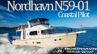 WalkThru  Nordhavn genes with SPEED Nordhavn N5901 quotIndependencequot  Coastal Pilot 59 foot Yacht [upl. by Ibrik]