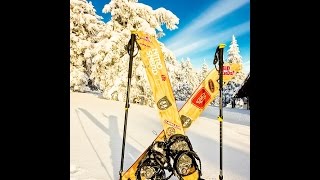 Splitboard Nitro Nomad Voile Interface  G3 Skins test  Praděd  VKV 15 [upl. by Boggers]