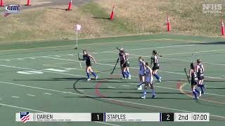 Class L Field Hockey Staples 5 Darien 2 [upl. by Larimore23]