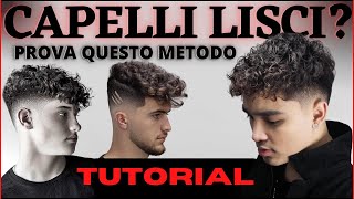 Come Fare i CAPELLI RICCI anche se li hai lisci TUTORIAL [upl. by Alyekahs527]