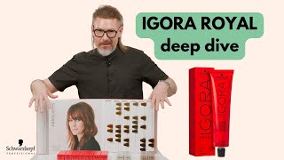 IGORA ROYAL MASTERCLASS ❣️ Product Knowledge  Schwarzkopf Professional USA [upl. by Elmo474]