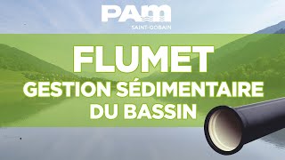 Des tuyaux Mineral pour la gestion sédimentaire du bassin du Flumet  SaintGobain PAM [upl. by Cyndi]