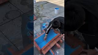 P845Roof waterproofing Waterproofing New waterproof material Cement surfacebrick amp tile surface [upl. by Welker]