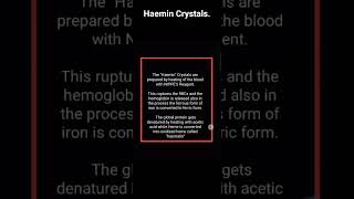 Haemin Crystals With theory and explanation BZYCL136Bsc PracticalBScGpractical [upl. by Adnalram41]