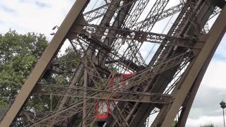 Paris Aufzug zum Eiffelturm Elevator to the Eiffel Tower [upl. by Vharat361]