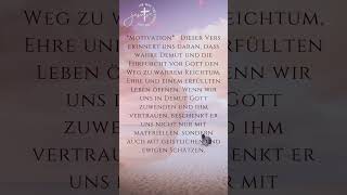 Die Bibel  Motivation durch Gottes Wort  Lohn der Demut  Sprüche22 Gottesfurcht [upl. by Hselin]