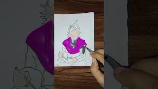 Genya Shinazugawa drawing youtubeshorts shortvideo demonslayer drawing [upl. by Scherman333]