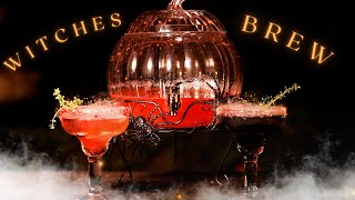 Witches Brew 🎃 BEST Halloween Punch  Large Batch Cocktails  How To Make Recipe [upl. by Annaear]