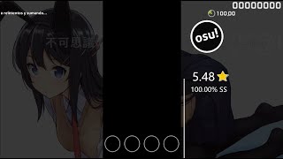 osumania Fukashigi no Carte Kkeru Bootleg Remix 105x Rate 4K  10000 SS Ik [upl. by Attekal]