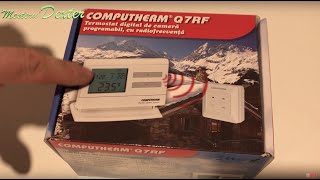 Instalare Termostat de camera COMPUTHERM Q7RF [upl. by Goat908]