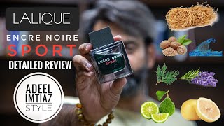 Lalique Encre Noire Sport Perfume Review [upl. by Ardnohsal]