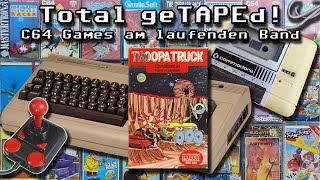 2232 Total GeTAPEd C64 Games am laufenden Band 69Troopa Truck Feiner Moon Patrol Klon [upl. by Zillah363]