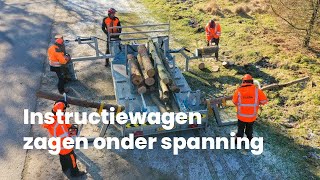 Instructiewagen zagen onder spanning [upl. by Lennie98]