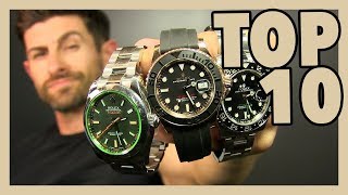 Los 10 mejores marcas de relojes DE LUJO ⌚ hombres [upl. by Sirahc414]