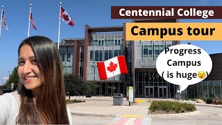 CENTENNIAL COLLEGE Progress Campus Tour LocationFacilitiesStudents [upl. by Moskow]