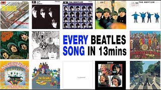 Every Beatles Song in 13 minutes [upl. by Evslin]