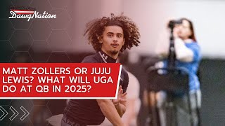 JuJu Lewis Matt Zollers What UGA will do at quarterback in 2025 recruiting class [upl. by Norman167]