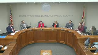 Pasco County School Board Meeting November 19 2024 [upl. by Goldia]