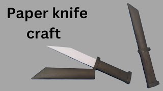 How to make paper knife  Paper knife  knife making tutorial  DIY knife [upl. by Aihtenyc880]