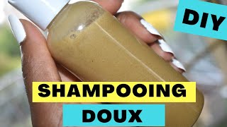 🌺40 DIY│Shampoing Doux 100naturel au Savon Noir  lave et purifie le cuir chevelu CheveuxtoutDoux [upl. by Tadeas]