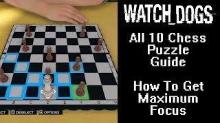 Watch Dogs All 10 Chess Path Puzzle Guide [upl. by Rafat]