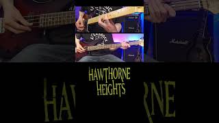 HAWTHORNE HEIGHTS  Ohio is for Lovers  Guitar and Bass Cover 4 [upl. by Cleland]