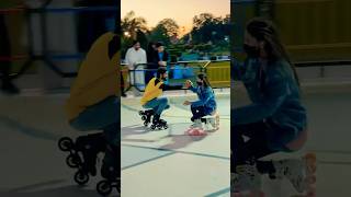 Skating skills with my bruh 😎skating youtube youtubeshorts sehaafam skatingchannel skatevideo [upl. by Highams]