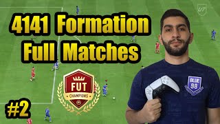 Blue2 FUT Champions Full Matches  4141 Formation FC 24 Custom Tactics [upl. by Konstanze322]