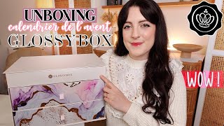 Calendrier de lAvent GLOSSYBOX 2024  UNBOXING 🎄 En avantpremière 🎅🏼 Impressionnée  🥰 [upl. by Adieren457]