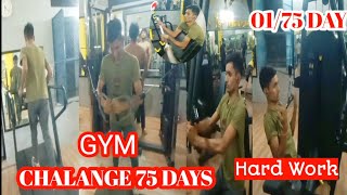 First Day at Gym  Workout for Beginners  challange 02 75 DAYS 🎯 [upl. by Uzzia638]