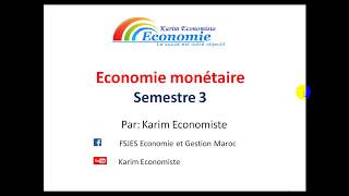 Économie monétaire S3 partie 1 quot La monnaie  définition et formes quot [upl. by Ninazan241]