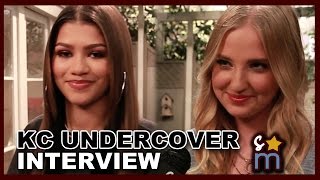 KC UNDERCOVER Set Interviews w Zendaya Veronica Dunne Kadeem Hardison [upl. by Orlan]