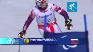 Womens downhill visually impaired medallist highlights  Alpine skiing  Sochi 2014 Paralympics [upl. by Ydisahc]