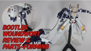 Bootleg Woundwort  HG 1144 Gundam TR6 Woundwort Review and Partsforming plamo gundam [upl. by Bondon129]