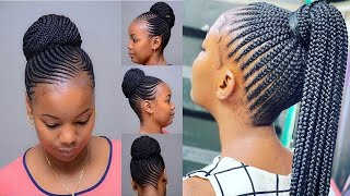 Misuko Mipya ya nywele 2023  Mitindo Mipya ya Nywele  African hairstyle  Ankara hairstyle [upl. by Astrahan650]