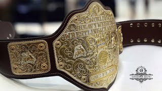 Preparing for Starrcast Downunder wwwc4authenticbeltscom biggoldbelt conradthompson [upl. by Jacob]