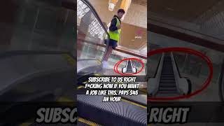 Escalators and eels In Flint Michigan ericclapton flintmi funny shorts [upl. by Asilim]