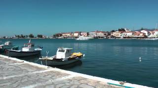 60 seconds Samos  Motor yacht coming into the port of Pythagorion [upl. by Andrews]