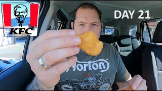 KFC Day 21 Christmas in July Meal Deal kfc nuggets food foodreview [upl. by Atok991]