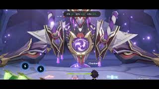 Genshin Impact version 48 Gaming Test on OPPO Reno10 Pro screen recording [upl. by Barbi566]