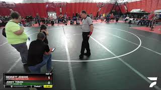 67 Lbs Champ Round 2  Jordy Teran Harlem Huskies WC Vs Bennett Jenkins Kaukauna Wrestling Club [upl. by France]